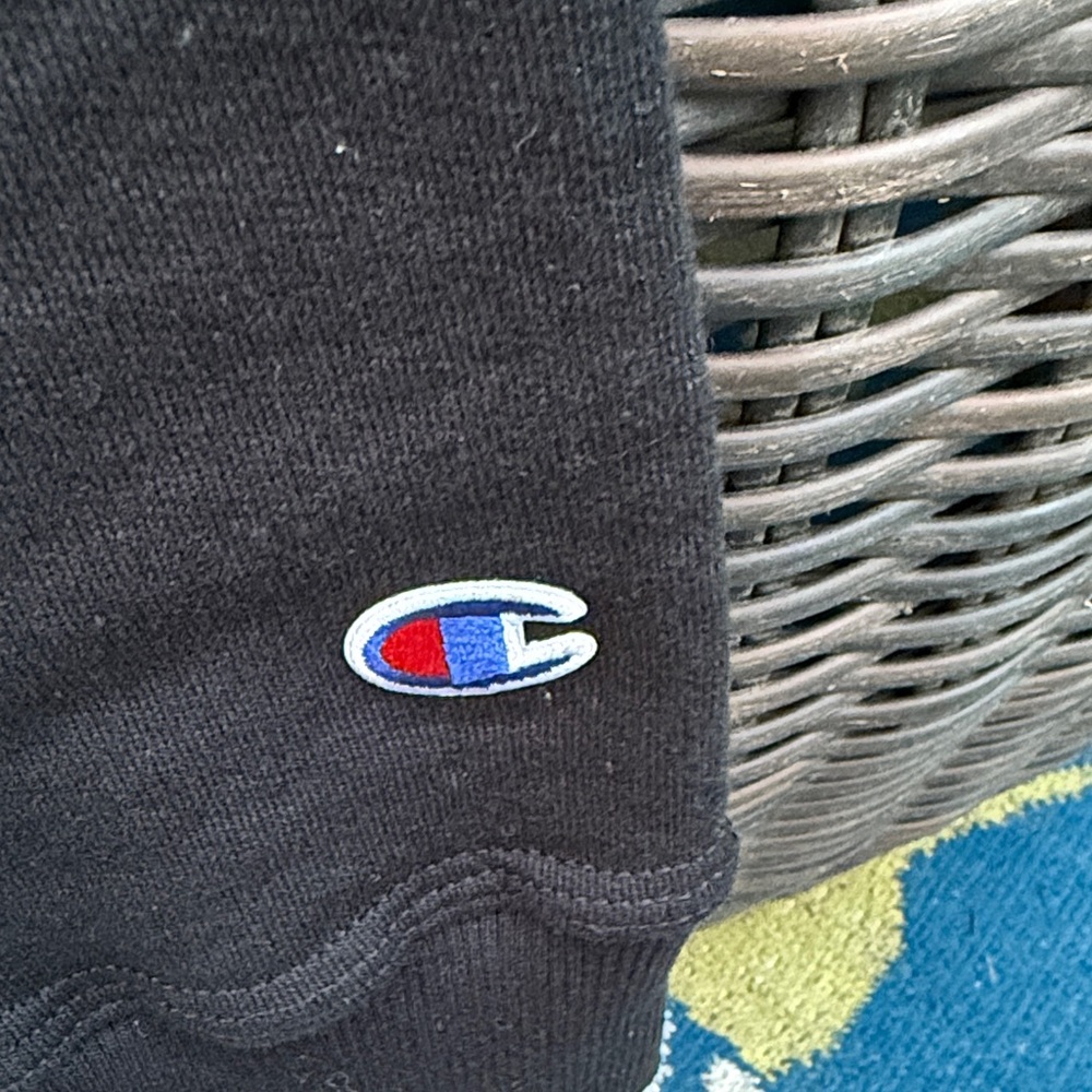 Champion Men's Black Hoodie - Picture 2 of 10